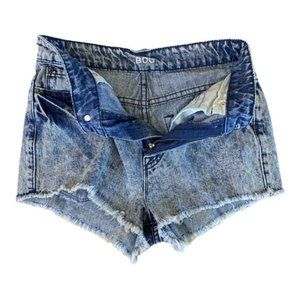 High-Rise Acid Wash Dree Cheeky Short